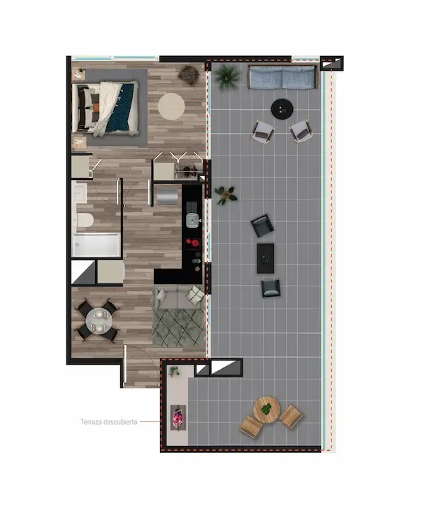 Modelo B · 77,99 m²